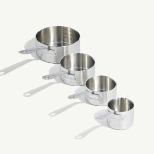 Set de Tasses Doseuses en Acier Inoxydable – 4 Pièces Premium